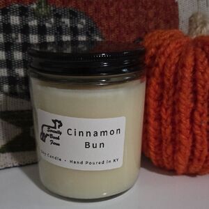 New Cinnamon Bun Handmade Soy Wax Candle